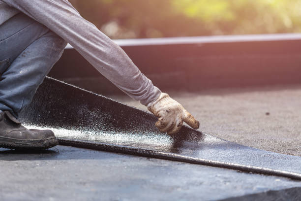 Professional Exterior Waterproofing technician working in Pewaukee, WI